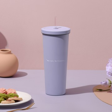 【絕版】莫蘭迪系列 二代不鏽鋼吸管杯850ml