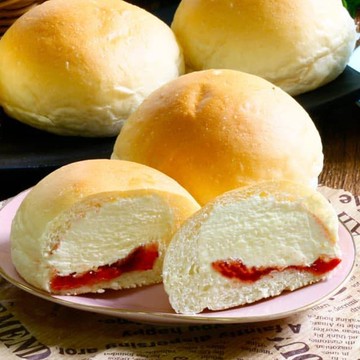 【美食村】大湖草莓-雙餡爆漿餐包(500G±5%/盒)