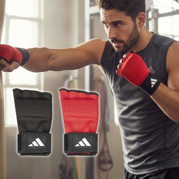 adidas 拳擊吸震快速手綁帶(拳擊繃帶 纏手帶 泰拳 格鬥 拳擊手套)