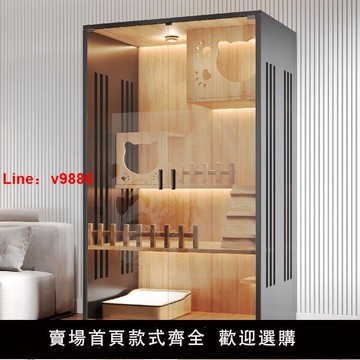 【台灣公司 可開發票】貓別墅貓籠子家用室內貓窩貓屋超大自由空間貓咪房豪華貓舍寵物櫃