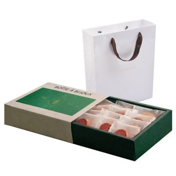 【珠寶盒法式點心坊】加列德酥餅禮盒x1盒-附提袋  (過年送禮/禮盒/餅乾)