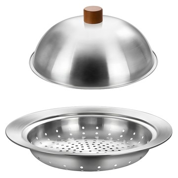 Bargensteiger The Baum 不鏽鋼圓頂蒸籠+鍋蓋組  1套  28cm