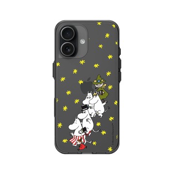 iPhone 17 Clear (相機按鈕) 酷墨灰 - Moomin - 出發！