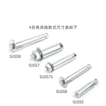 膨脹螺絲 銀白色 單支加購 登高坡道專用 螺絲 7cm 減速帶專用 MIT-SUSS7S 五金配件 壁虎釘