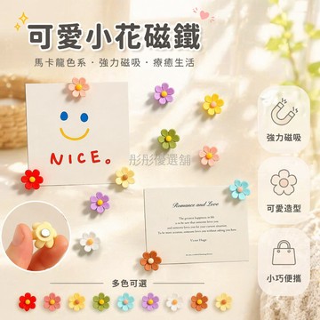台灣出貨✨ 立體六瓣花冰箱貼 磁吸花朵裝飾貼 可愛廚房家居小擺件 創意磁鐵貼 多色可選