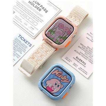 《台灣出貨》超质感 適用 APPLE WATCH 立體硅膠錶殼 半包殼 保護殼 防摔殼 S11 S10 SE 46mm