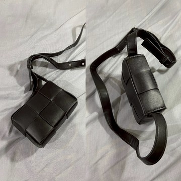 台灣現貨⚡六格編織小廢包#803✨多件優惠✨ 女生包包 男生包包 兒童包包 側背包