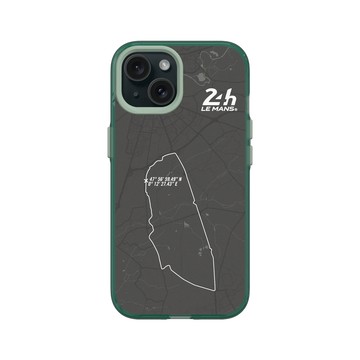 iPhone 15 Clear 憂墨綠 - 24 Hours of Le Mans - Racetrack - White