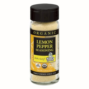 Organic Spice Blend Lemon Pepper 1.8 Oz by Celtic Sea Salt