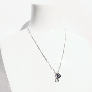 925純銀字母刻名頸鏈 - 2BN0052