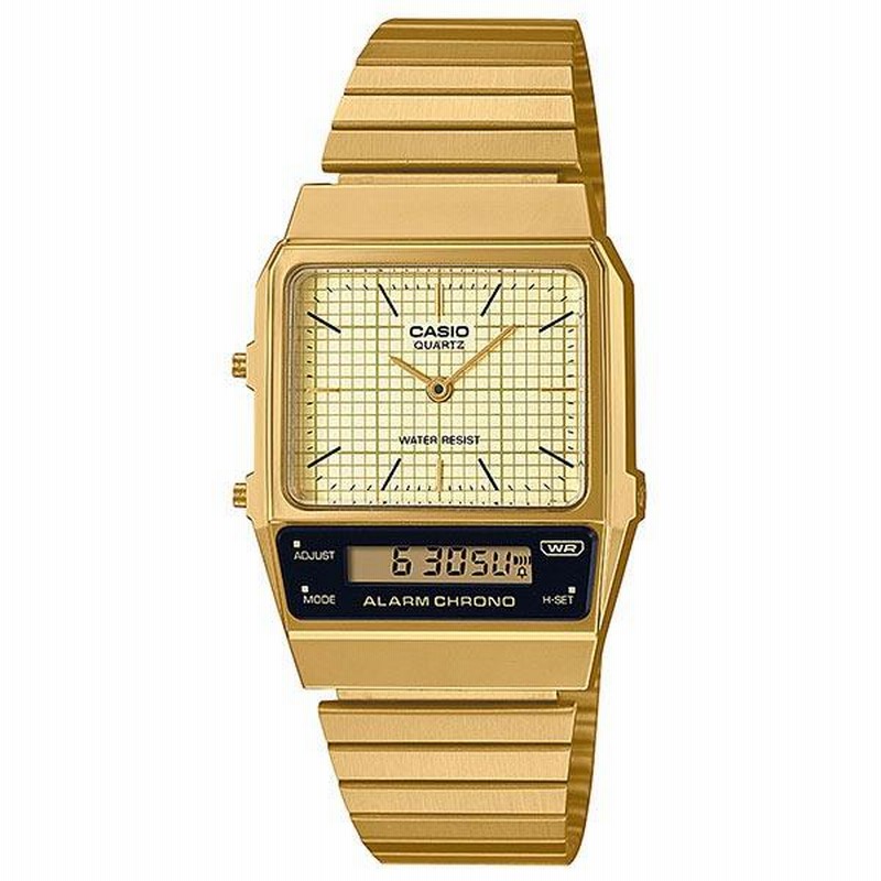 カシオ CASIO ユニセックス 腕時計 スタンダード アウトサイドコンビ AQ-800EG-9AJF AQ800EG9AJF 通販  LINEポイント最大0.5%GET LINEショッピング