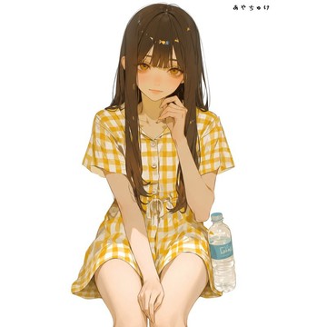 【8 月新品】07-139-0114 人物貼紙 簡約夏日女孩