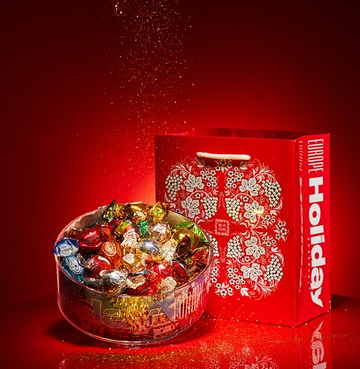 歐洲什錦煙火巧克力罐 500G