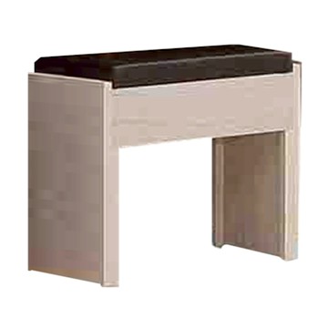 文創集 菲可黑皮革可收納化妝椅/椅凳-43x30x45cm免組