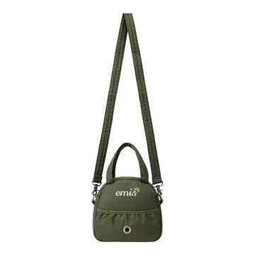 韓國 emis PADDED STROLL BAG 韓國製 輕量絎縫肩背包 橄欖綠OLIVE