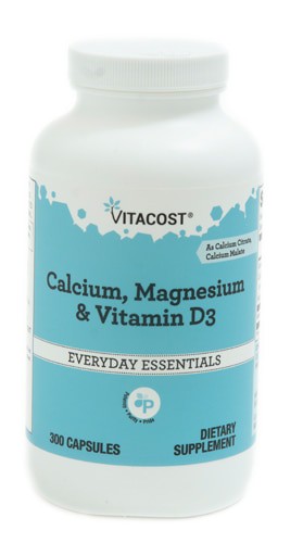 Vitacost Calcium Magnesium & Vitamin D3 300 Capsules