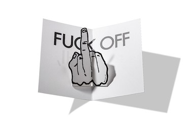 VANDAL 中指立體卡片