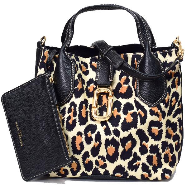 マークジェイコブス バッグ MARC JACOBS コットン レザー ヒョウ