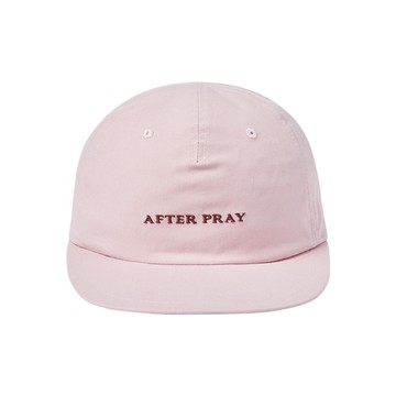 韓國 AFTER PRAY SIGNATURE VISOR 結構感刺繡遮陽棒球帽 粉色PINK