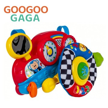 早教玩具  Googoogaga 快樂轉轉聲光方向盤  {{外島不配送}}