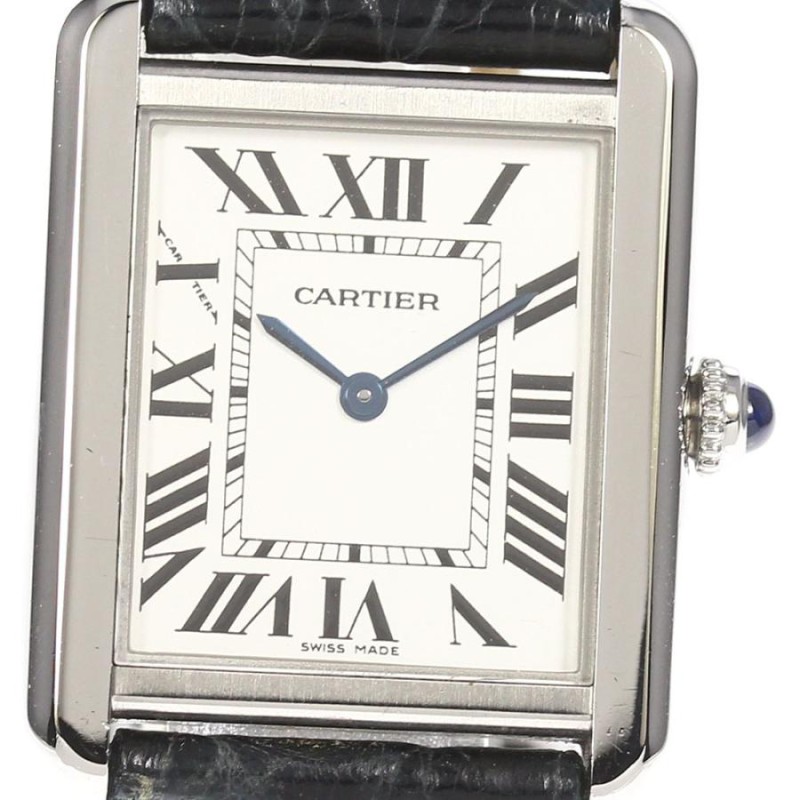 CARTIER】カルティエ タンクソロSM W1018255 クォーツ レディース