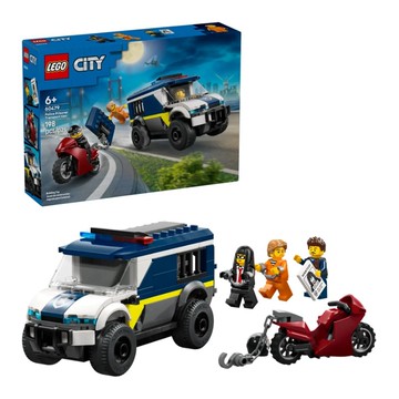 【LEGO 樂高】磚星球〡 60479 城市系列 警用囚車 Police Prisoner Transport Van