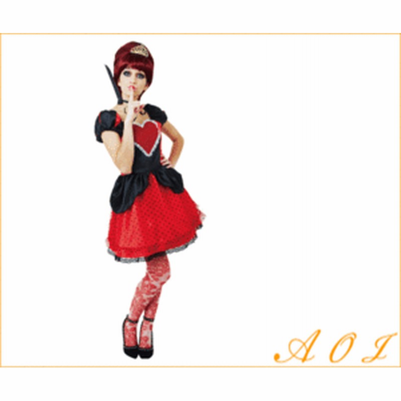 クイーンガール アリス ハート 女王 クィーン フロッキーチュールとレースがゴージャスな女王様 当店のコス 通販 Lineポイント最大1 0 Get Lineショッピング