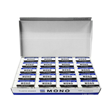 日本 TOMBOW 蜻蜓牌 MONO 橡皮擦 4.3x1.8x1cm 40個 /盒 E-30N