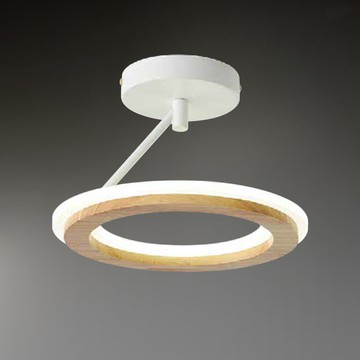 原木造型LED24W半吸頂燈 36-60062