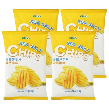 統一生機 海鹽洋芋片 孜然風味  50g  4包