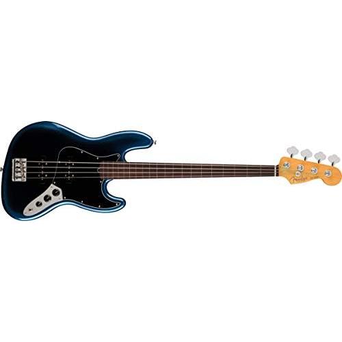 Fender エレキベース American Professional II Jazz Bass Fretless, Rosewood Fingerboard, Dark Night