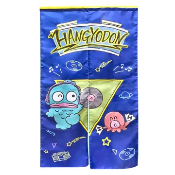 Sanrio 三麗鷗 長門簾  人魚漢頓 音樂時間 藍色  150 x 84cm