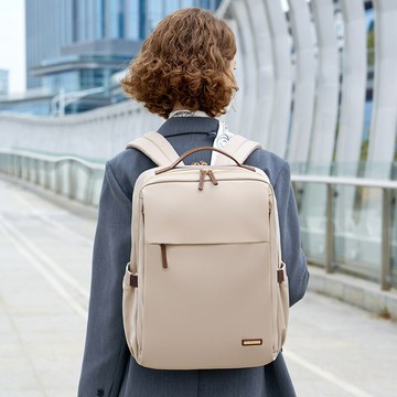 快速出貨  1W人收藏廠家雙肩包女新款時尚通勤大容量旅行包電腦背包簡約學生書包輕便