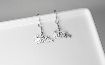 兔子耳環【迷你款】_動物系列_造題