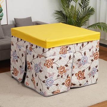 烤火桌家用正方形可折疊多功能烤火架四方桌客廳簡約冬季現代加厚