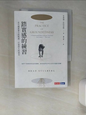 【書寶二手書T1／養生_XIY】踏實感的練習：走出過度努力的耗損，打造持久的成功_布萊德．史托伯格, 龐元媛