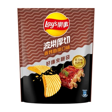 [家速配]樂事波樂香烤肋排口味洋芋片229.5g
