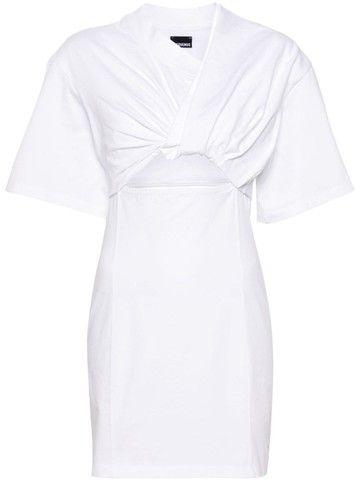 Jacquemus - La Robe T-shirt Bahia minidress - women - Cotton - XL - White