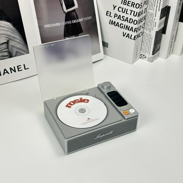 2024升級款巴音盒CD機復古留聲機藍牙音箱多功能一體式光碟播放器  【鑫弘数码】