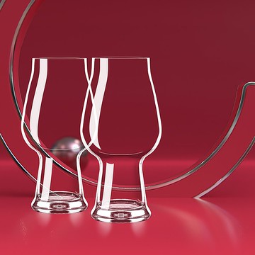 【免運】Cheer啟爾 義大利進口水晶玻璃IPA啤酒杯