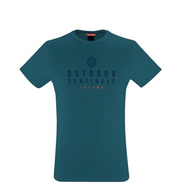 Lafuma SENTINEL 男 有機棉短袖上衣 純粹藍-LFV118157125