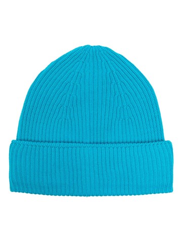 Roberto Collina - ribbed-knit merino beanie - men - Merino - One Size - Blue