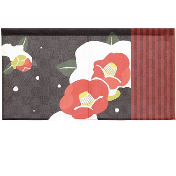 日本製コスモ短門簾山茶花-黑