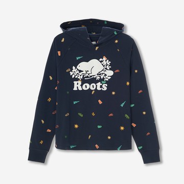 Roots女裝- HERITAGE PREP HOODIE 長袖上衣 (軍藍色)