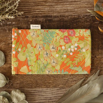 夏季彩色植物圖案和服墨鏡盒眼鏡盒