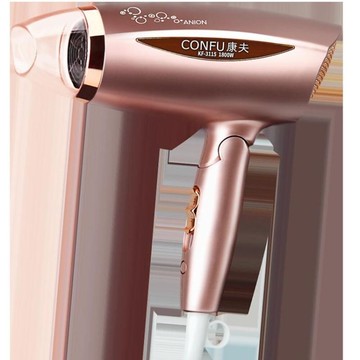康夫電吹風機家用學生宿舍迷你可愛少女冷熱風折疊旅行便攜吹風筒
