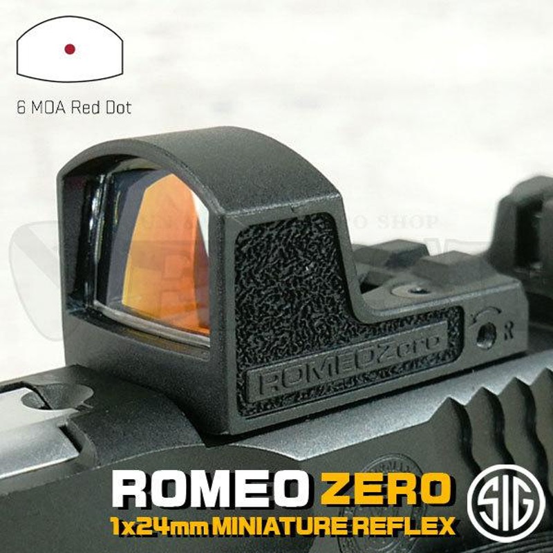 SOR01600 ROMEO ZERO ロメオ0 6MOA レッドドットサイト BK 光学機器