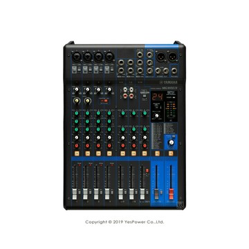 MG10XUF YAMAHA 混音器 10路混音座：最多支援4組麥克風/10組輸入線路