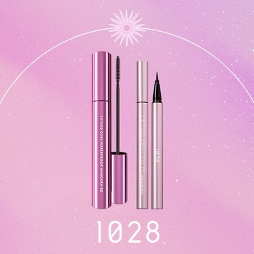 ［快速出貨］【1028】魅力彩妝包💄（ 飛激細瞬翹防水睫毛膏+放色線激穩抗震眼線液）