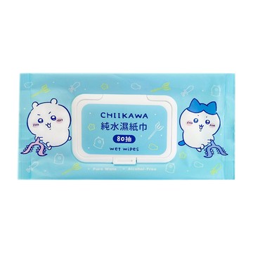 吉伊卡哇 活力勇氣純水濕紙巾(蓋)80抽